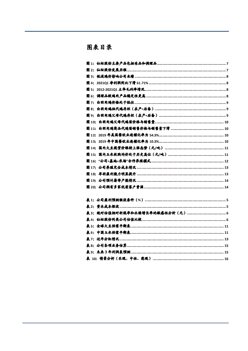 2021年白羽鸡养殖一体化企业仙坛股份盈利能力分析报告.pdf 第2页
