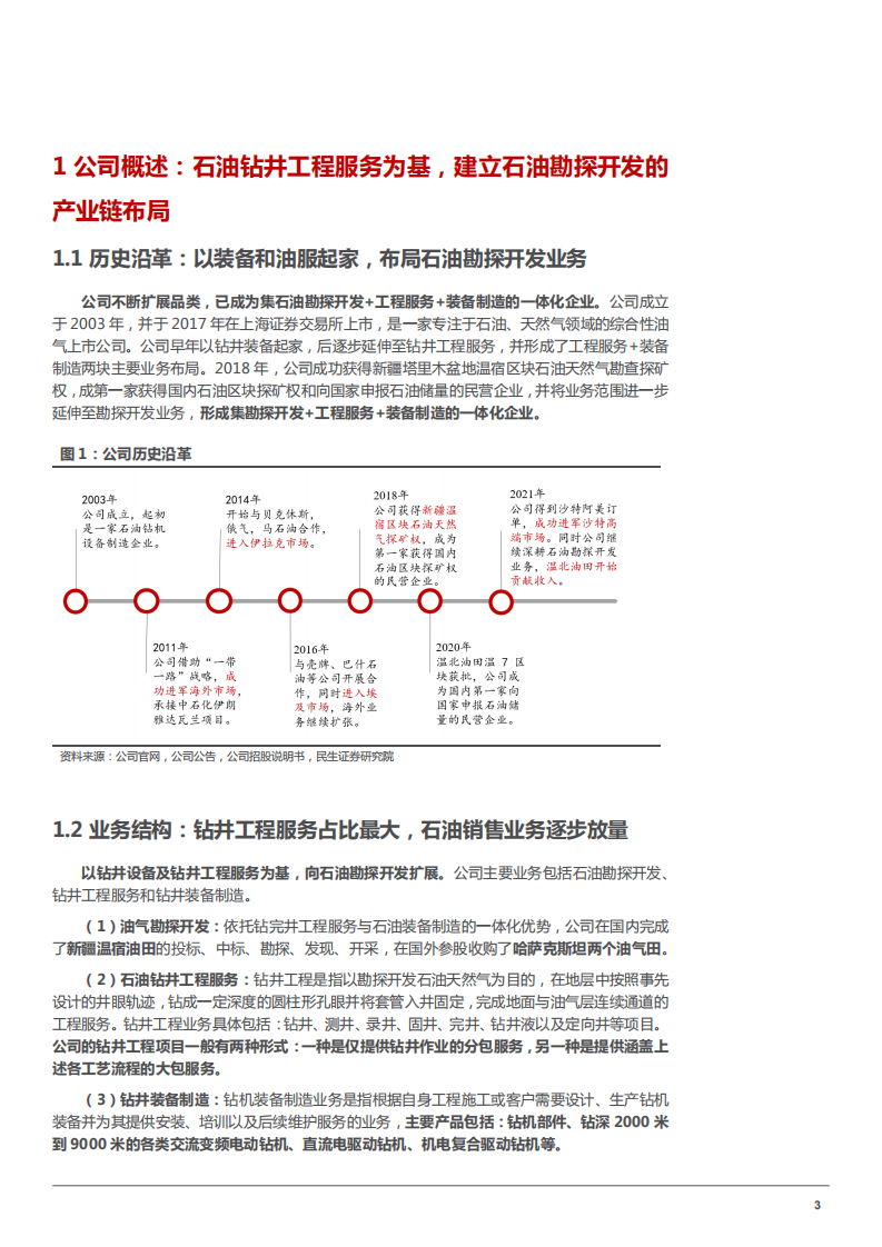 2022年石油钻井工程服务企业中曼石油勘探开发产业链布局研究报告.pdf 第4页