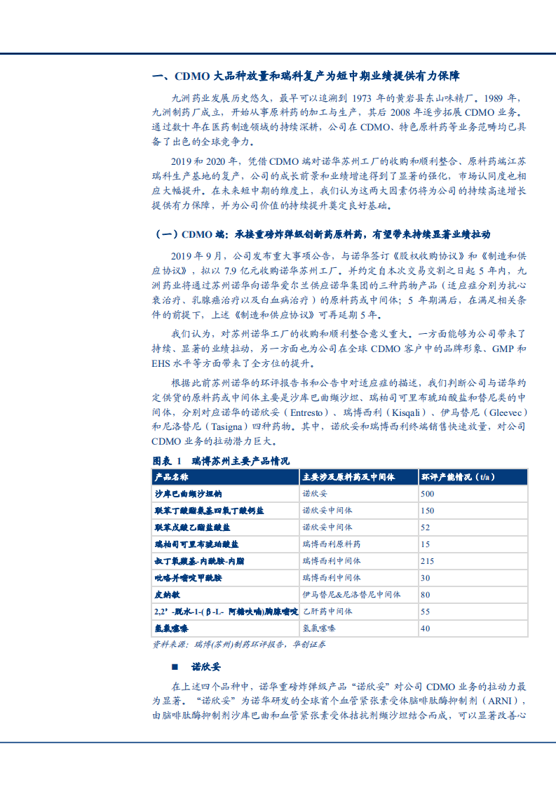 2021年九洲药业质量体系与CDMO平台升级分析报告.pdf 第3页