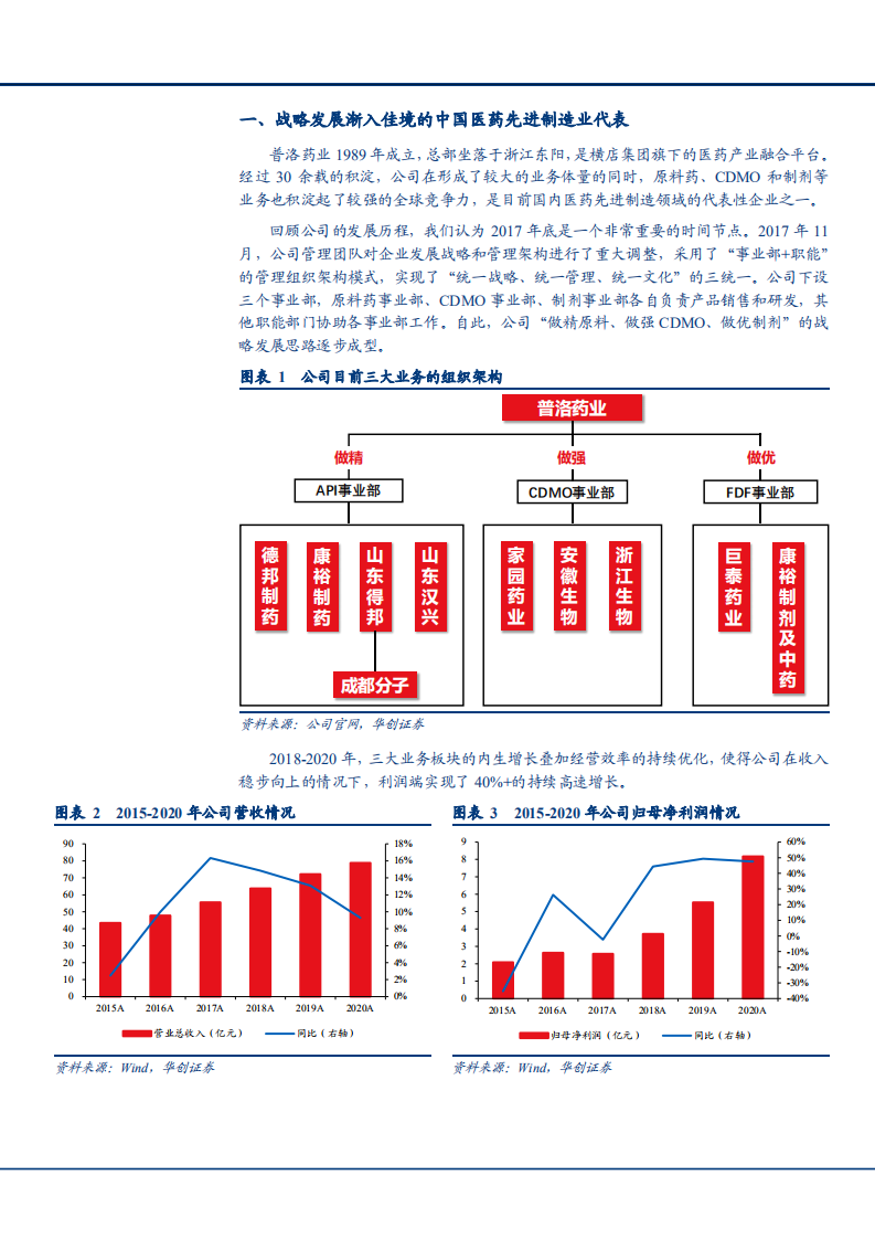 2021年普洛药业战略发展与业务布局分析报告.pdf 第4页