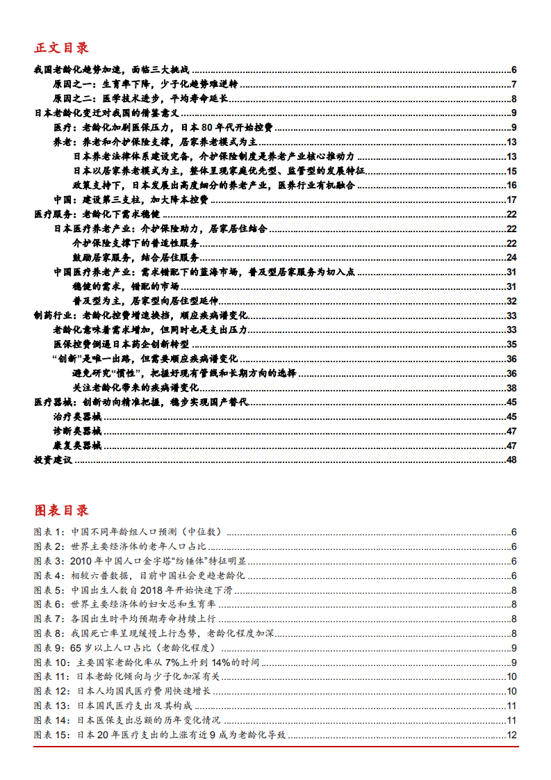 2021年日本老龄化对国内医药产业经验借鉴分析报告.pdf 第1页
