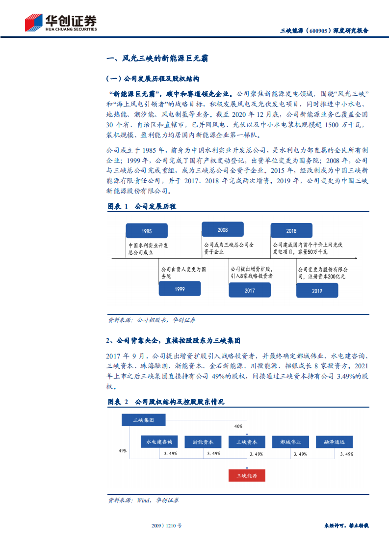 三峡能源-深度研究报告：风光三峡，无限风光-220211.pdf 第6页