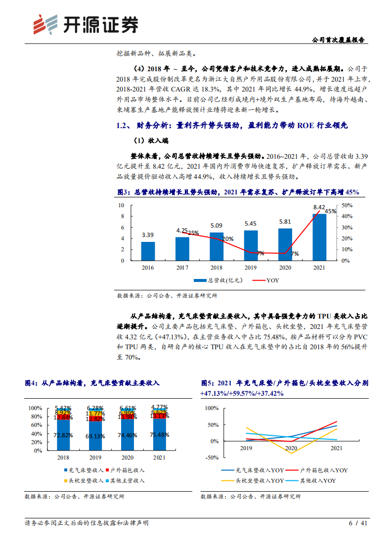 浙江自然-公司首次覆盖报告：TPU户外用品龙头，拓品类扩产能构筑新成长-220626.pdf 第6页