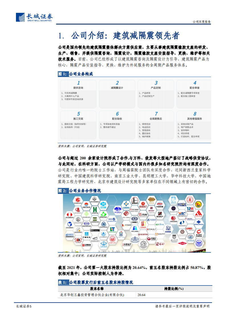 震安科技-公司深度报告：领行业扩容先机，减隔震龙头打开二次成长空间-20220322.pdf 第5页