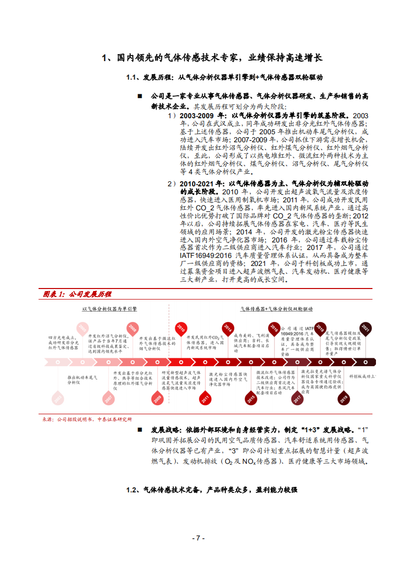 2021年四方光电公司盈利能力与气体传感器市场空间分析报告.pdf 第4页