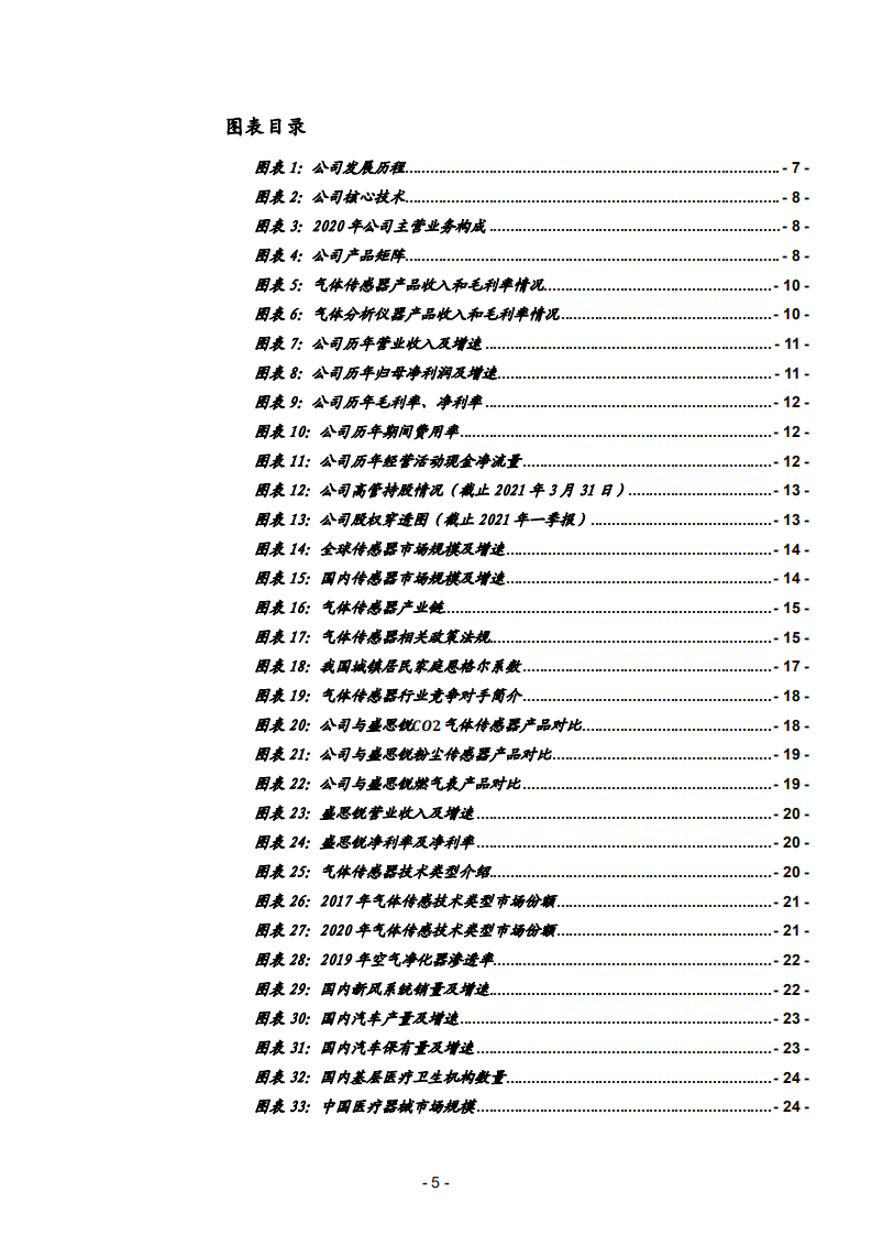 2021年四方光电公司盈利能力与气体传感器市场空间分析报告.pdf 第2页