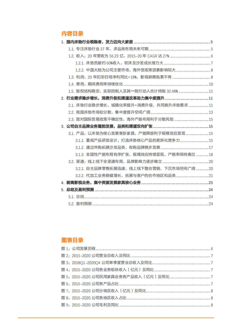 2021年喜临门公司主营业务与渠道布局分析报告.pdf 第1页