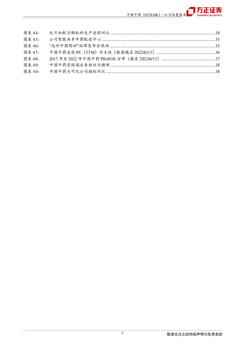 中国中药-配方颗粒结束试点量价齐升，中药上下游全产业协同发展凸显龙头优势-220619.pdf 第5页