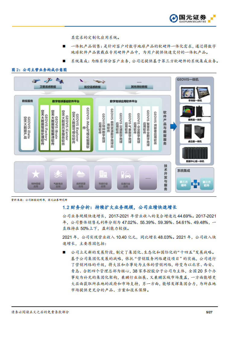中科星图-首次覆盖报告：专注数字地球行业，加速拓展应用场景-220621.pdf 第5页