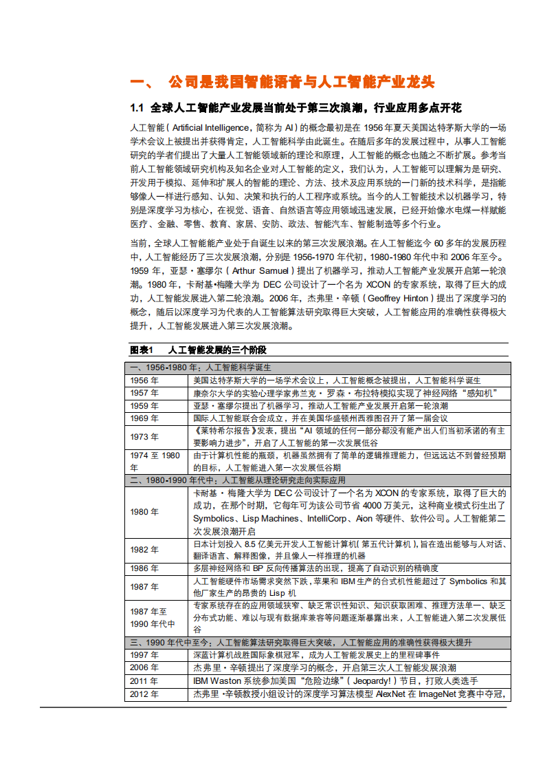 2021年中国人工智能产业龙头科大讯飞公司战略布局分析报告.pdf 第4页