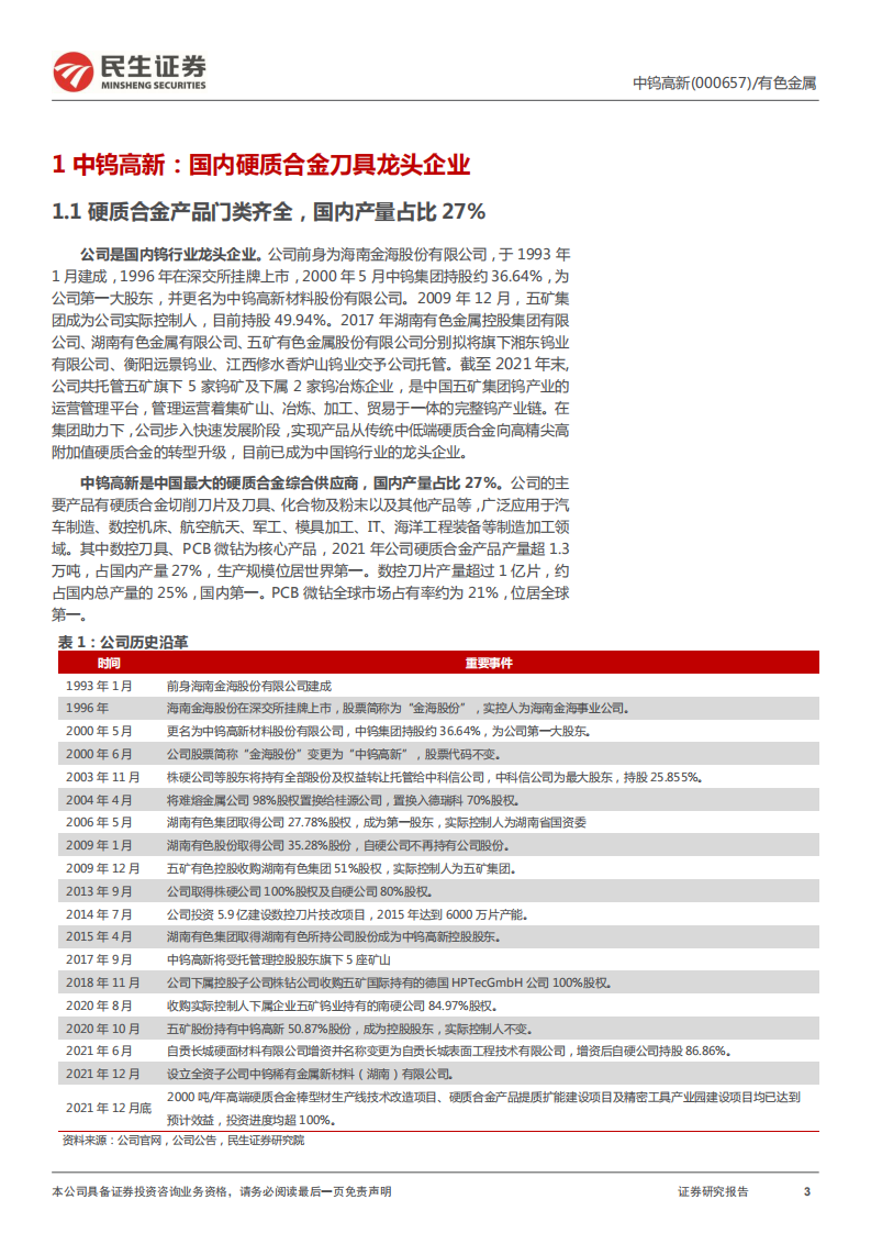 中钨高新-深度报告：数控刀具龙头，管理+产品双轮驱动-220601.pdf 第3页