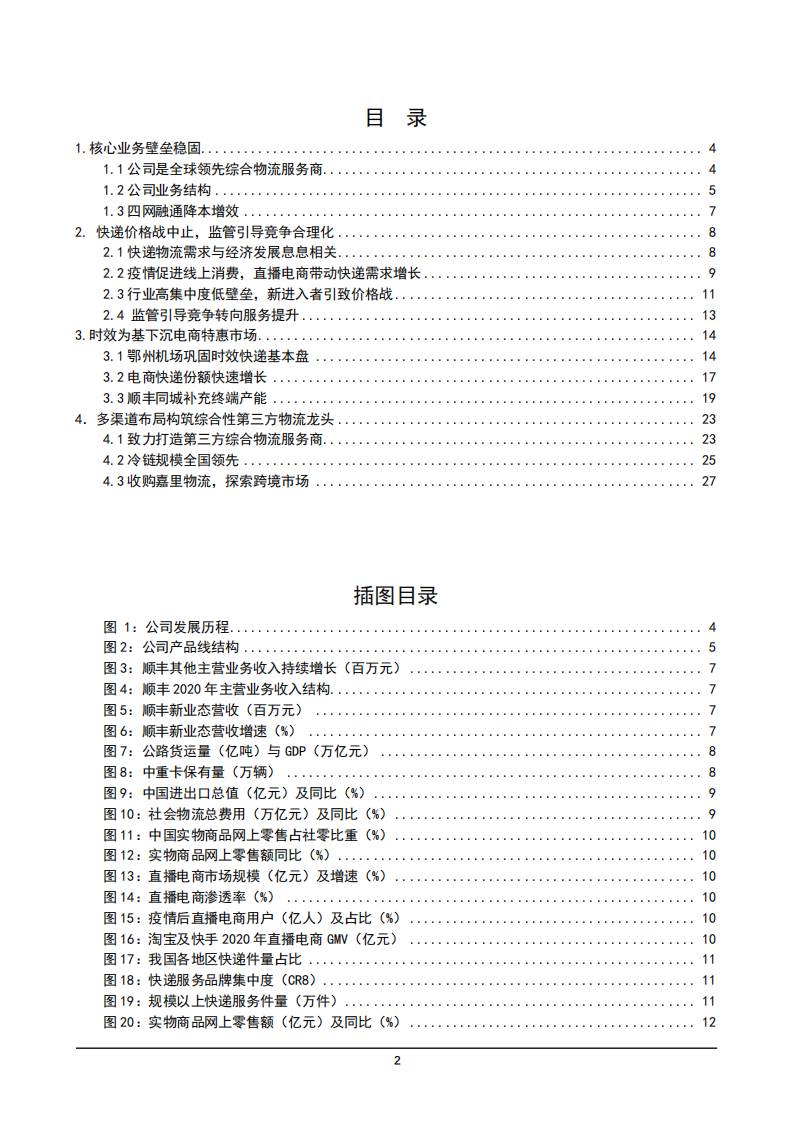 2022年第三方物流龙头顺丰控股业务多渠道布局研究报告.pdf 第1页