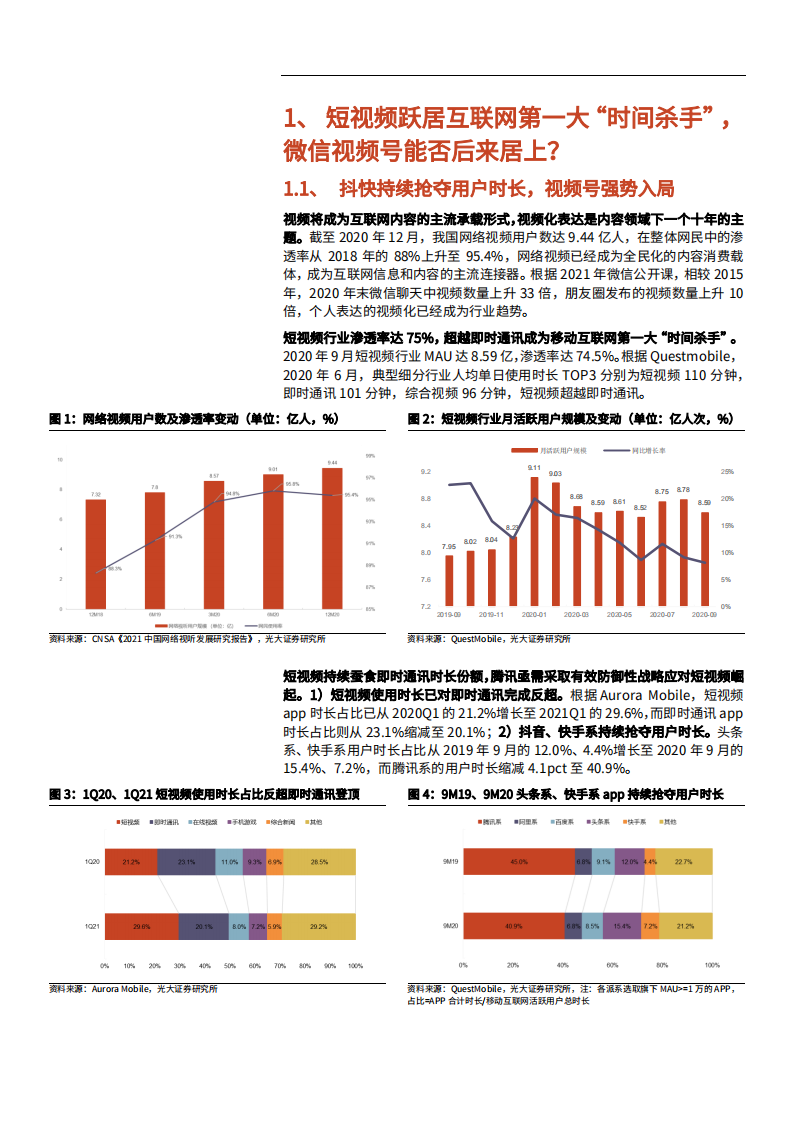 2021年微信视频号四大优势及相比抖音和快手的同异分析报告.pdf 第4页