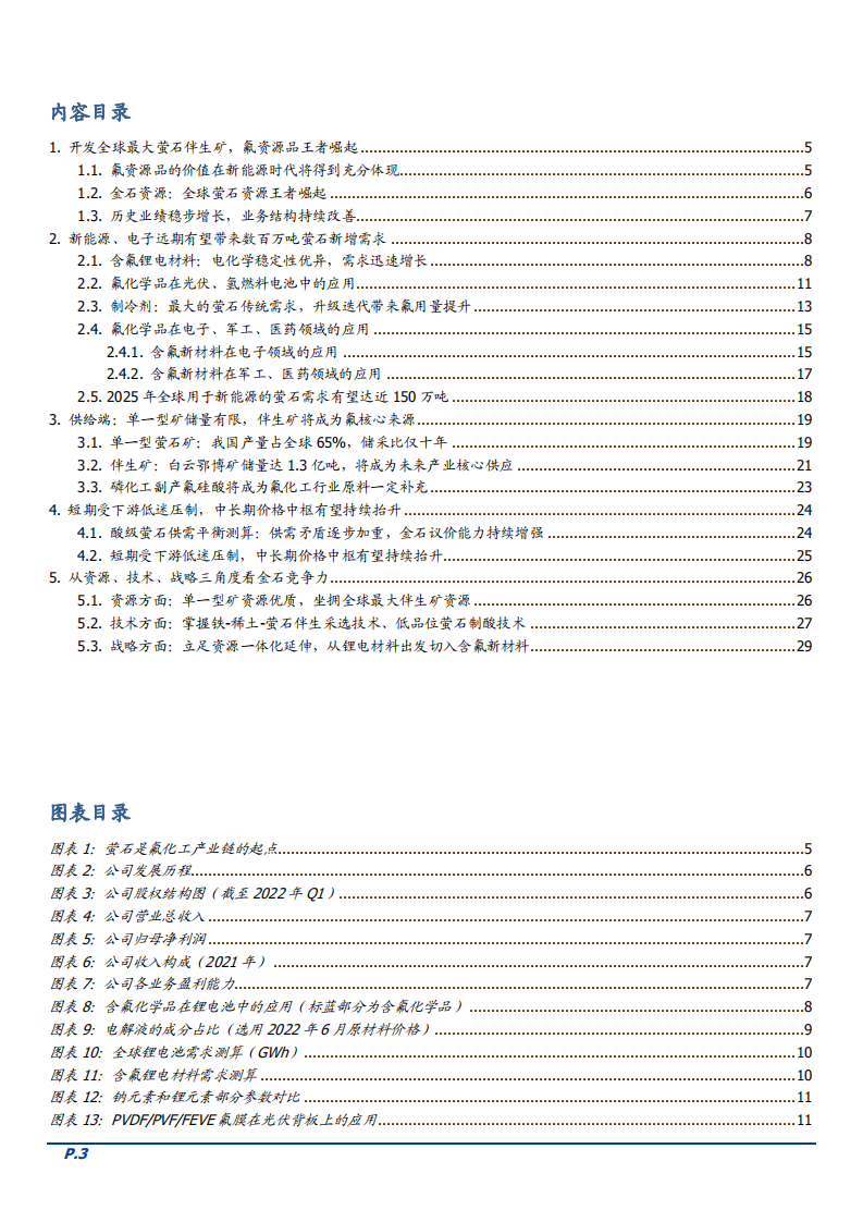 2022年萤石市场供给需求趋势及金石资源竞争力研究报告.pdf 第1页