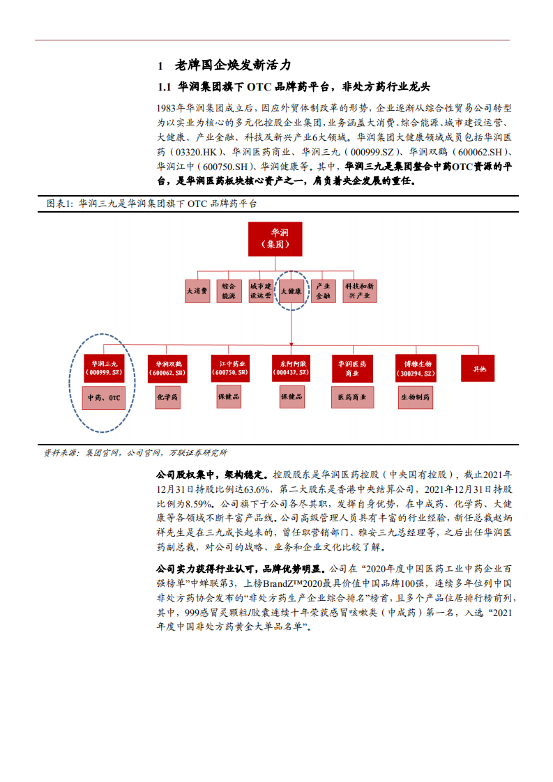 2022年OTC品牌华润三九市场销售渠道扩张及竞争优势分析报告.pdf 第3页
