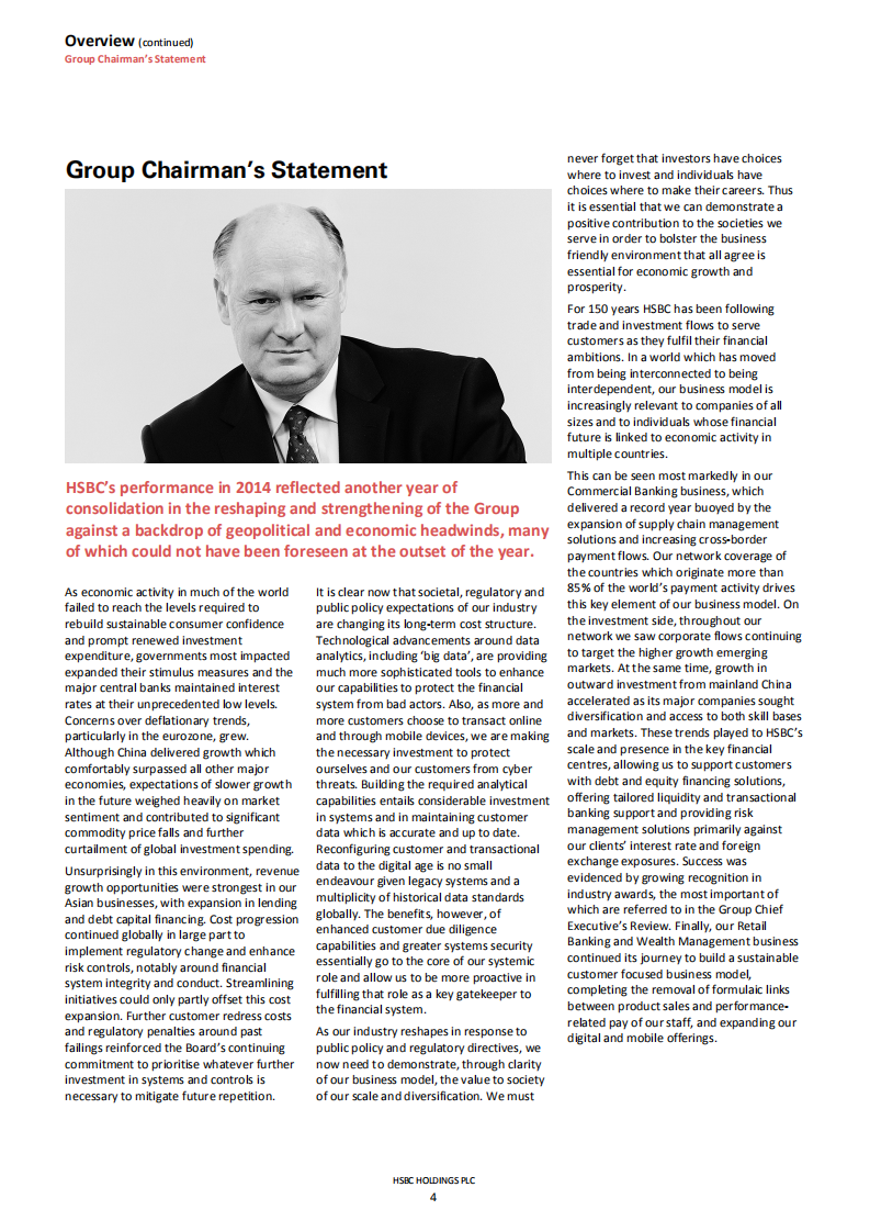 汇丰银行（HSBC）2014年年度报告（英文版）.pdf 第6页
