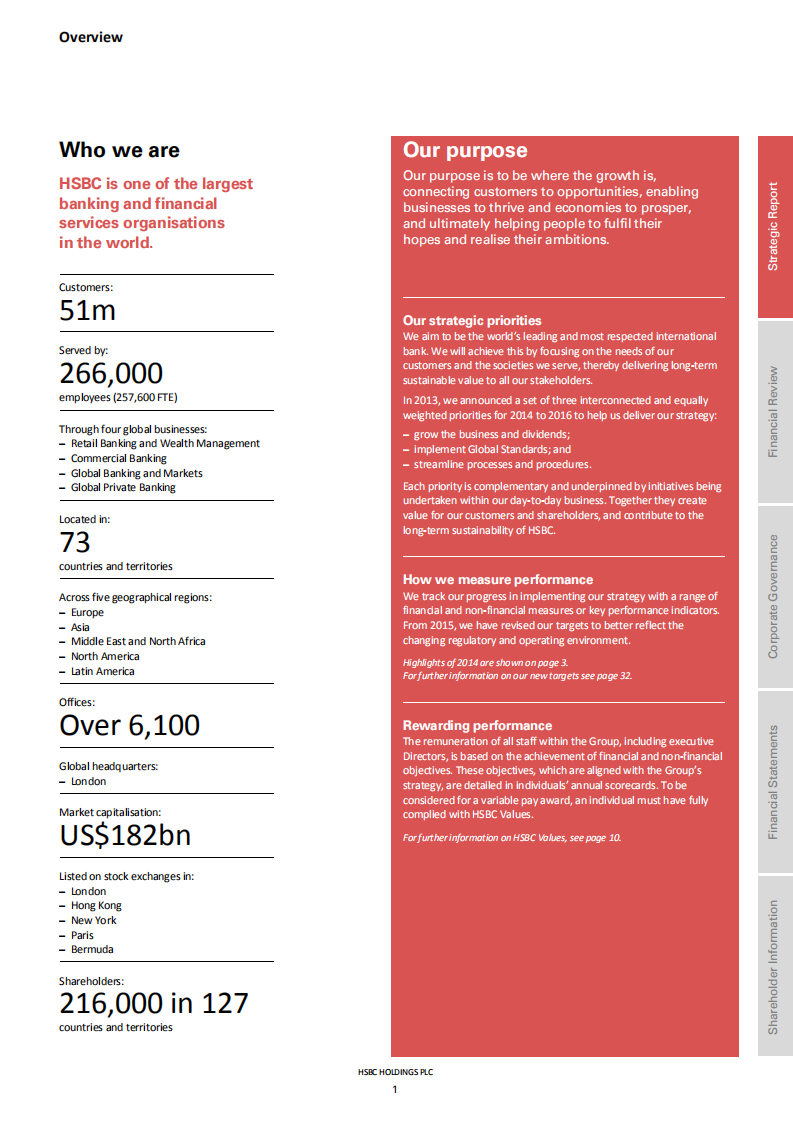 汇丰银行（HSBC）2014年年度报告（英文版）.pdf 第3页