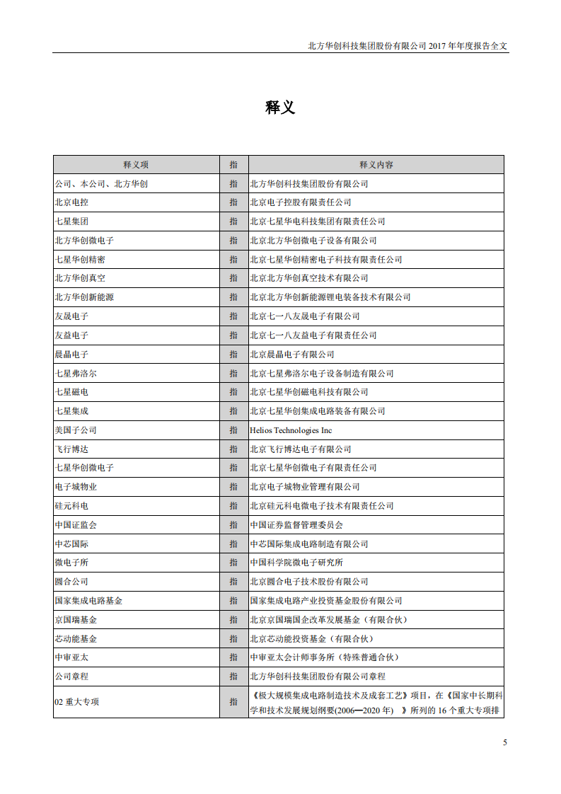 北方华创科技集团股份有限公司2017年年度报告.PDF 第5页