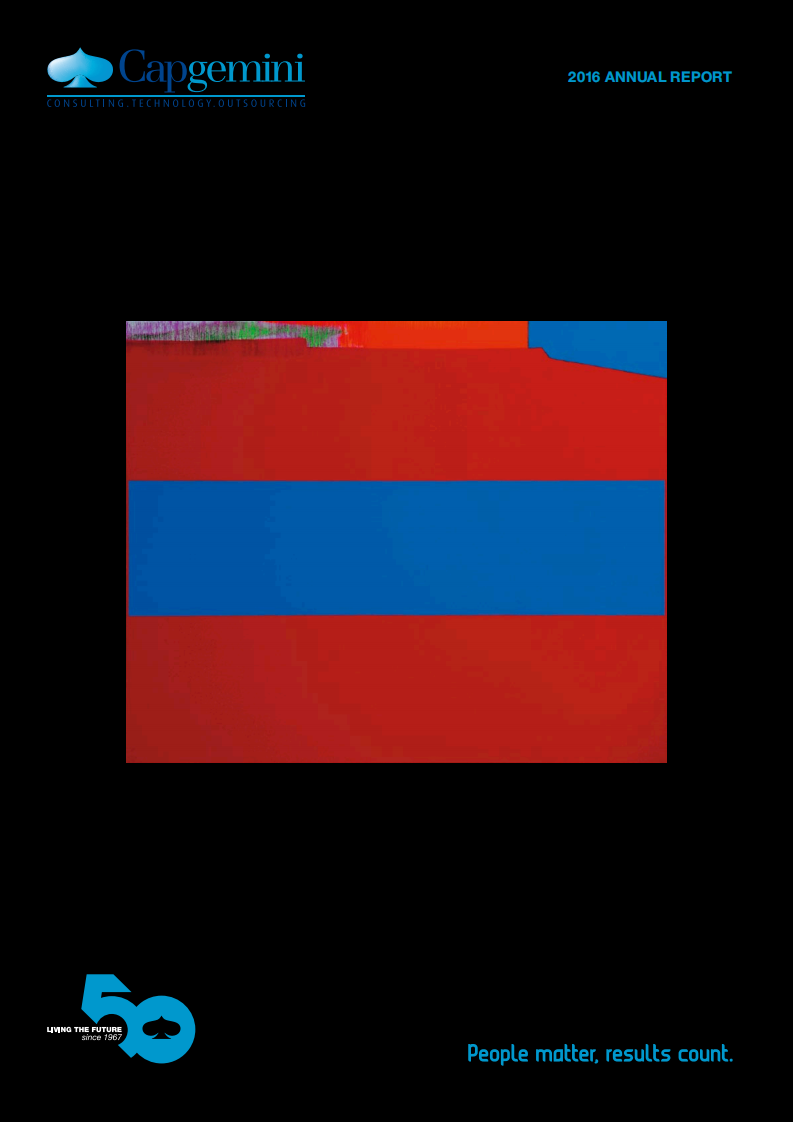 凯捷（Capgemini）2016年年度报告（英文版）.pdf 第1页