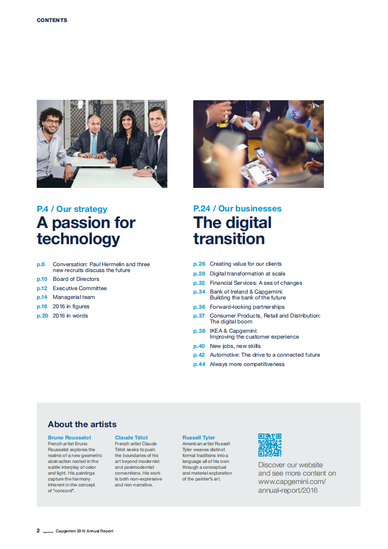 凯捷（Capgemini）2016年年度报告（英文版）.pdf 第4页