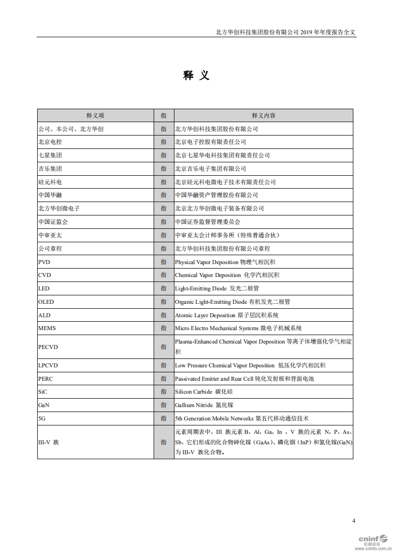 北方华创科技集团股份有限公司2019年年度报告.PDF 第4页