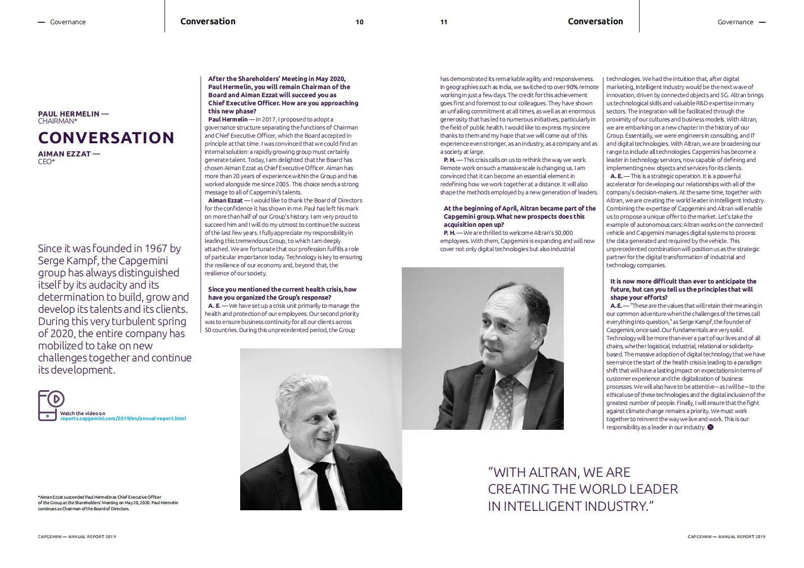 凯捷（Capgemini）2019年年度报告（英文版）.pdf 第6页