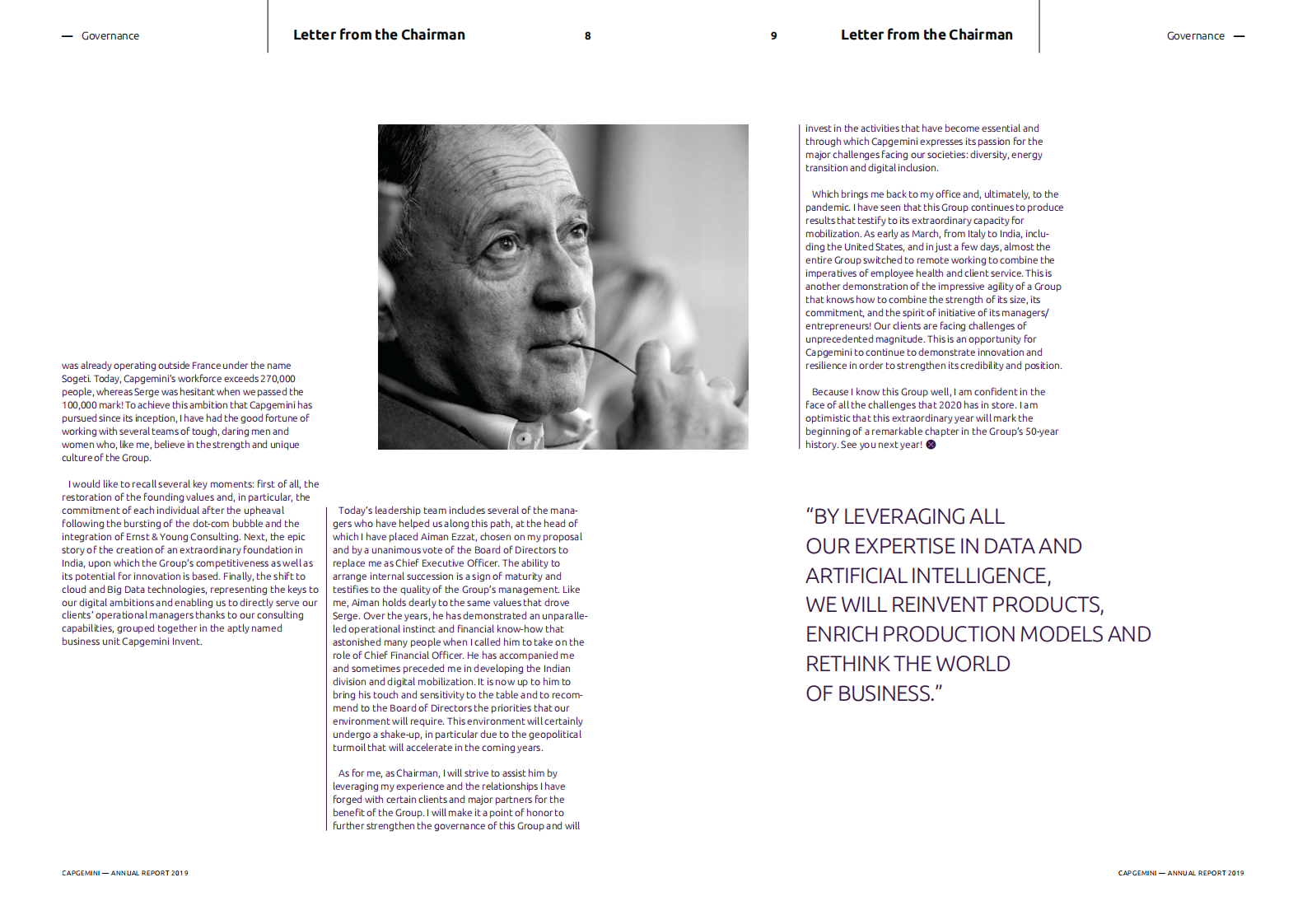 凯捷（Capgemini）2019年年度报告（英文版）.pdf 第5页