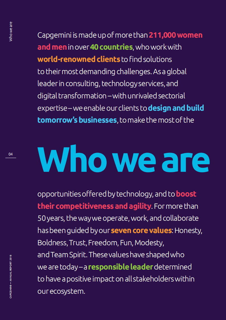 凯捷（Capgemini）2018年年度报告（英文版）.pdf 第4页