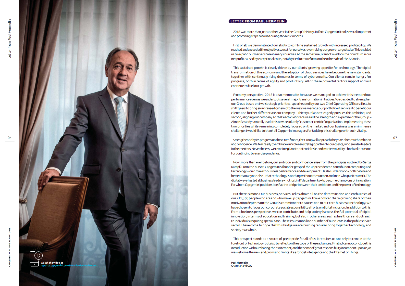 凯捷（Capgemini）2018年年度报告（英文版）.pdf 第6页