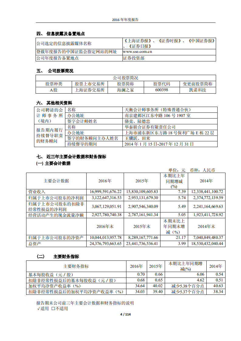 海澜之家股份有限公司2016年年度报告.PDF 第4页