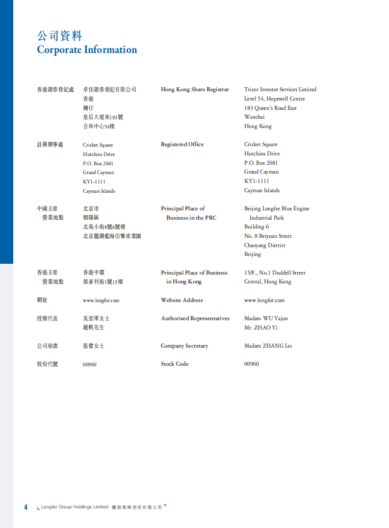 龙湖集团控股有限公司（LONGFOR GROUP HOLDINGS）2021年年度报告（英文版）.pdf 第6页