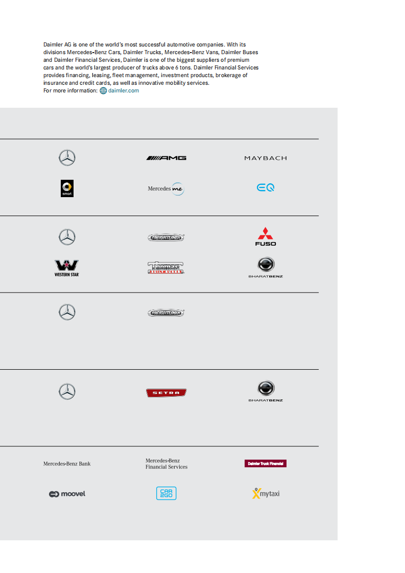 梅赛德斯-奔驰集团公司（Mercedes-Benz Group AG）2018年年度报告（英文版）.pdf 第4页