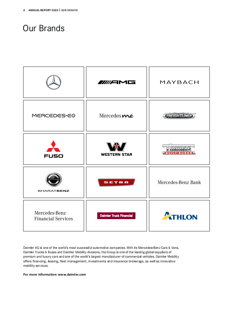 梅赛德斯-奔驰集团公司（Mercedes-Benz Group AG）2020年年度报告（英文版）.pdf 第4页