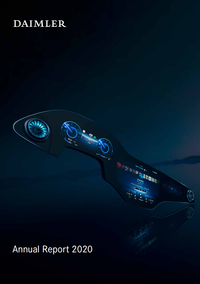 梅赛德斯-奔驰集团公司（Mercedes-Benz Group AG）2020年年度报告（英文版）.pdf 第1页
