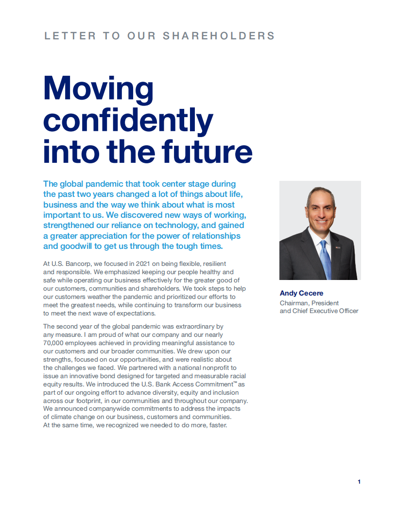 美国合众银行（U.S. BANCORP）2021年年度报告（英文版）.pdf 第3页