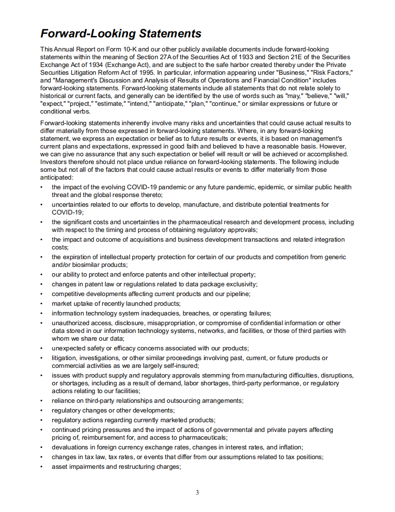 美国礼来公司（ELI LILLY）2021年年度报告（英文版）.pdf 第4页