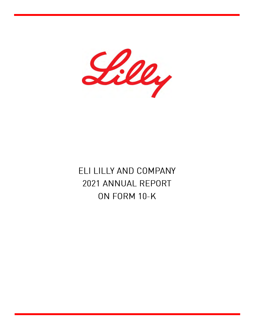 美国礼来公司（ELI LILLY）2021年年度报告（英文版）.pdf 第1页