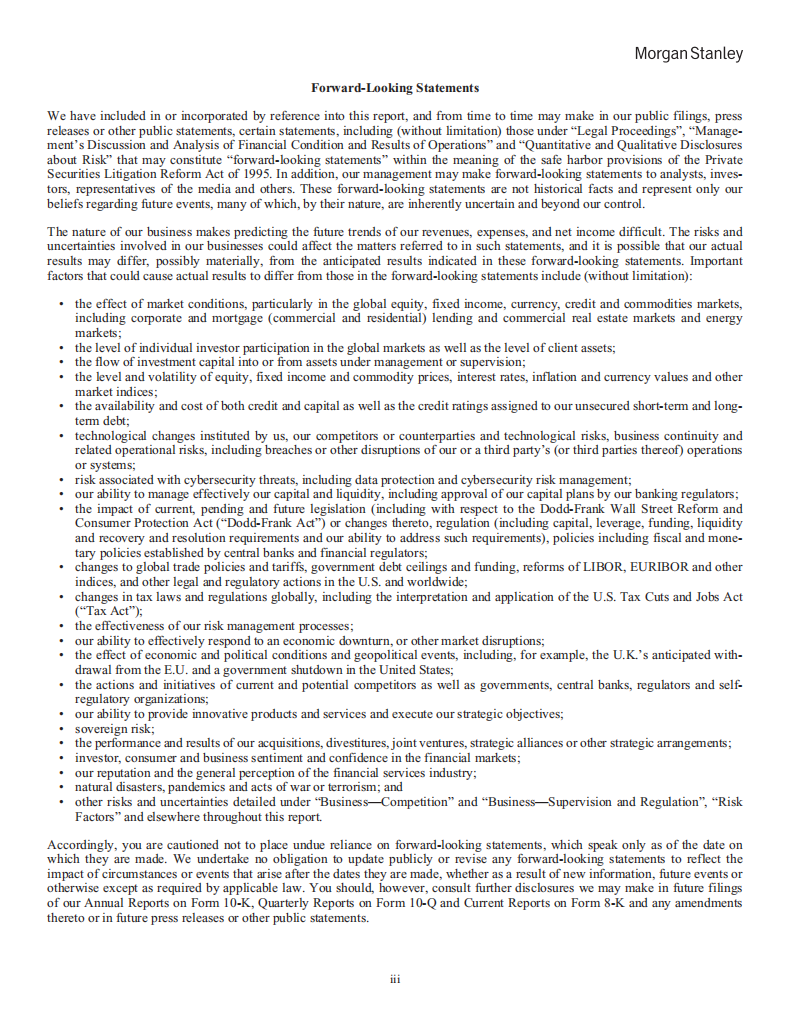 摩根士丹利（MORGAN STANLEY）2018年年度报告（英文版）.pdf 第4页
