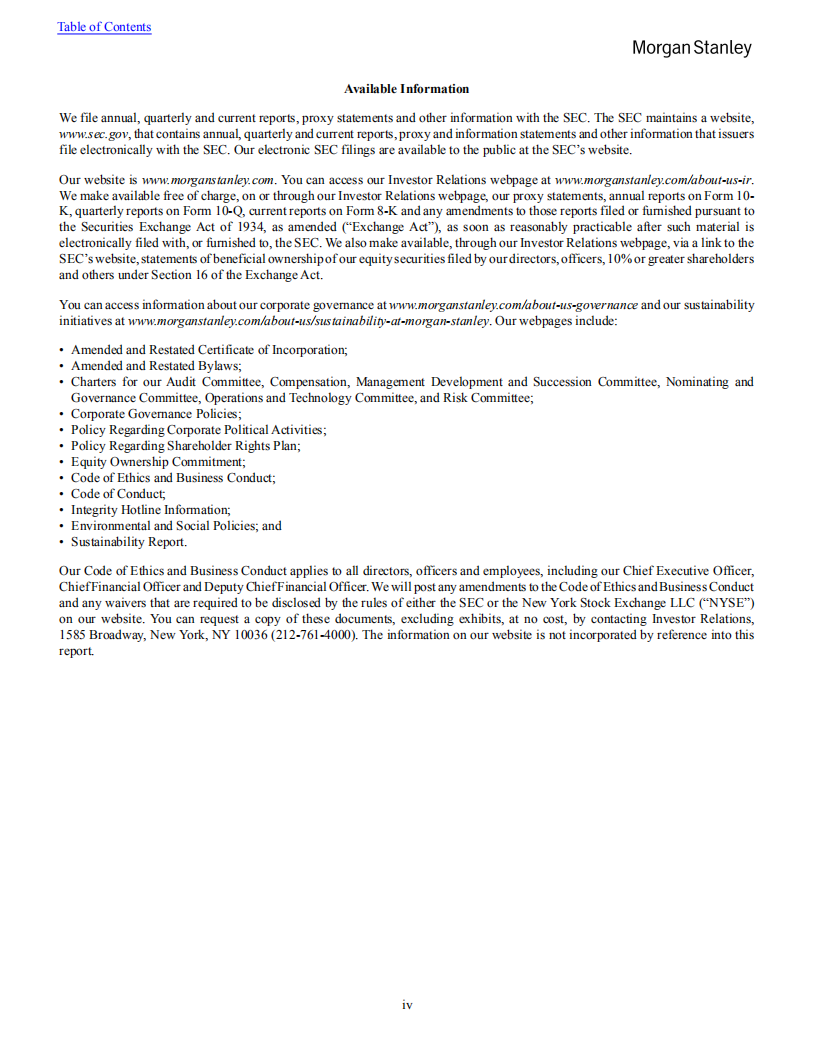 摩根士丹利（MORGAN STANLEY）2019年年度报告（英文版）.pdf 第5页