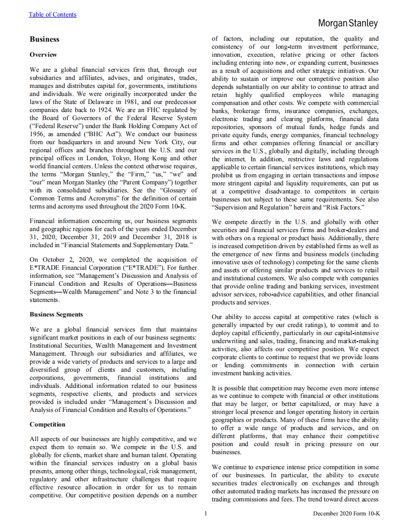 摩根士丹利（MORGAN STANLEY）2020年年度报告（英文版）.pdf 第5页