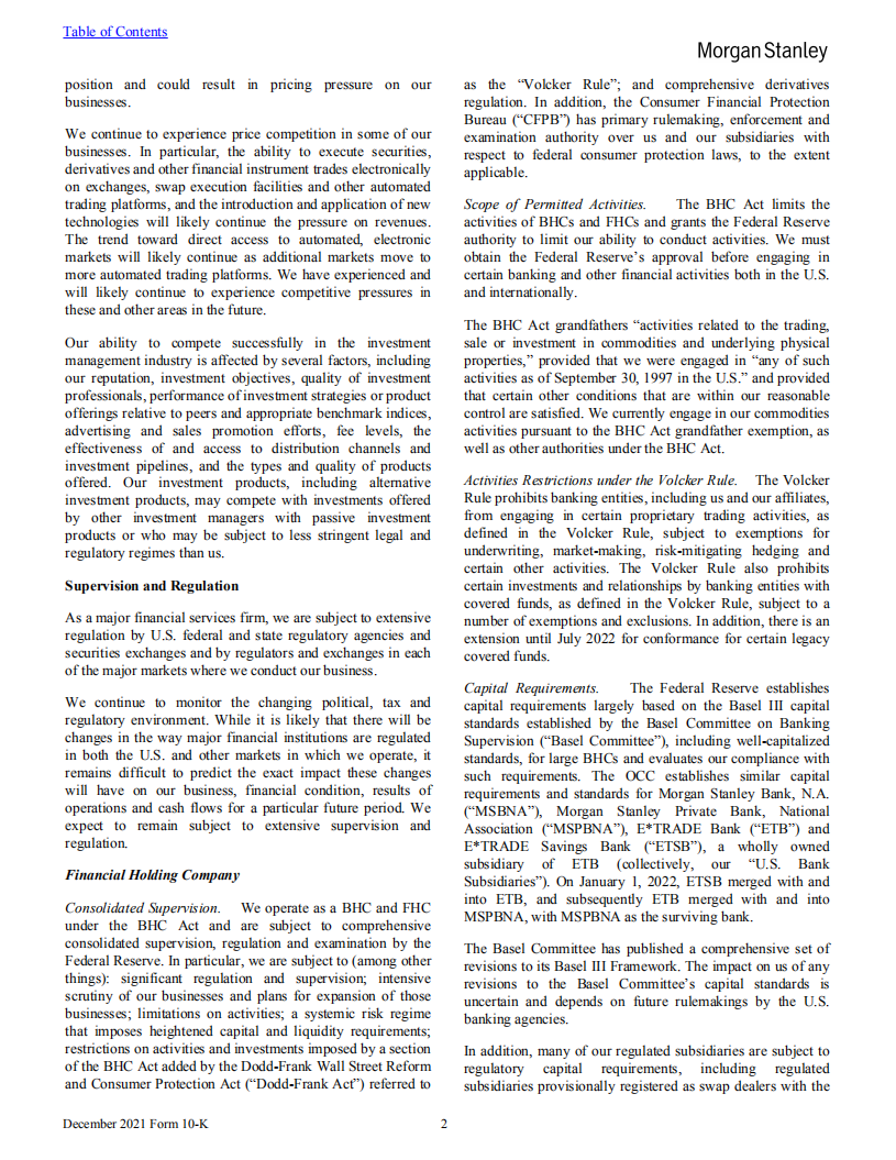 摩根士丹利（MORGAN STANLEY）2021年年度报告（英文版）.pdf 第6页