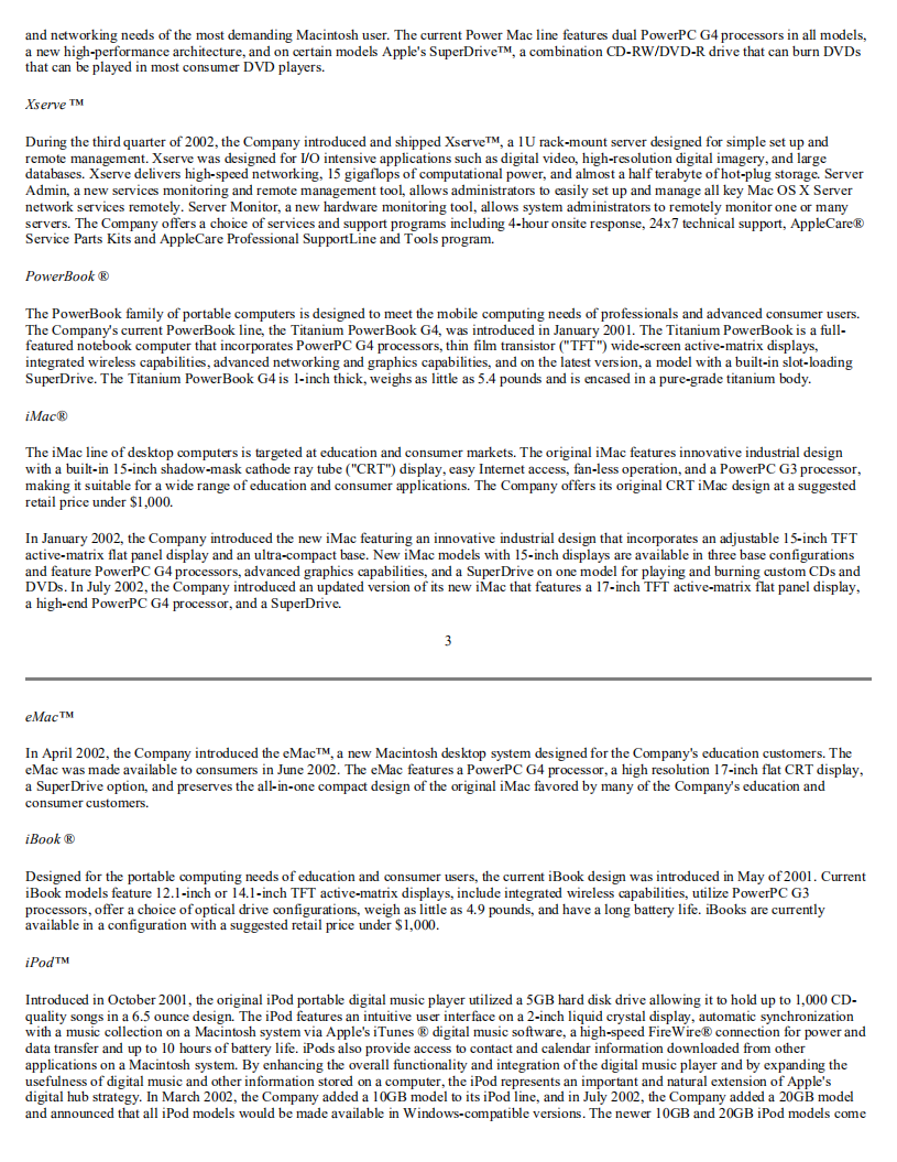苹果公司（APPLE）2002年年度报告（英文版）.pdf 第6页