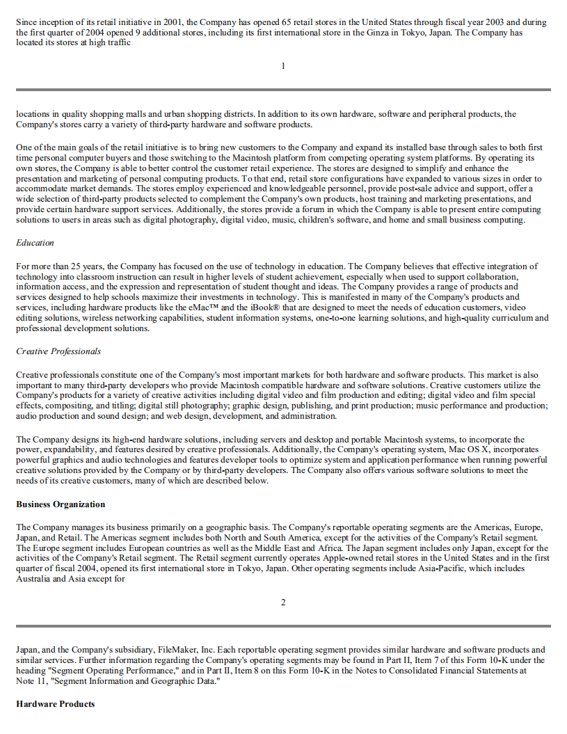 苹果公司（APPLE）2003年年度报告（英文版）.pdf 第5页