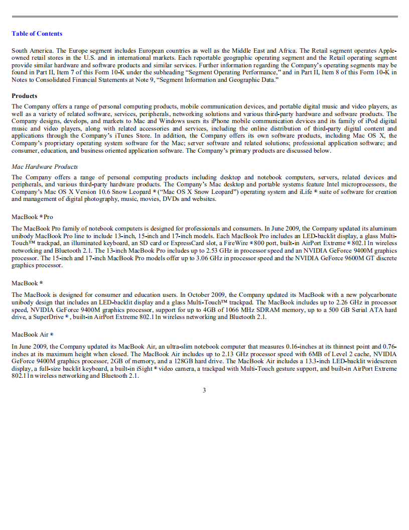 苹果公司（APPLE）2009年年度报告（英文版）.pdf 第6页