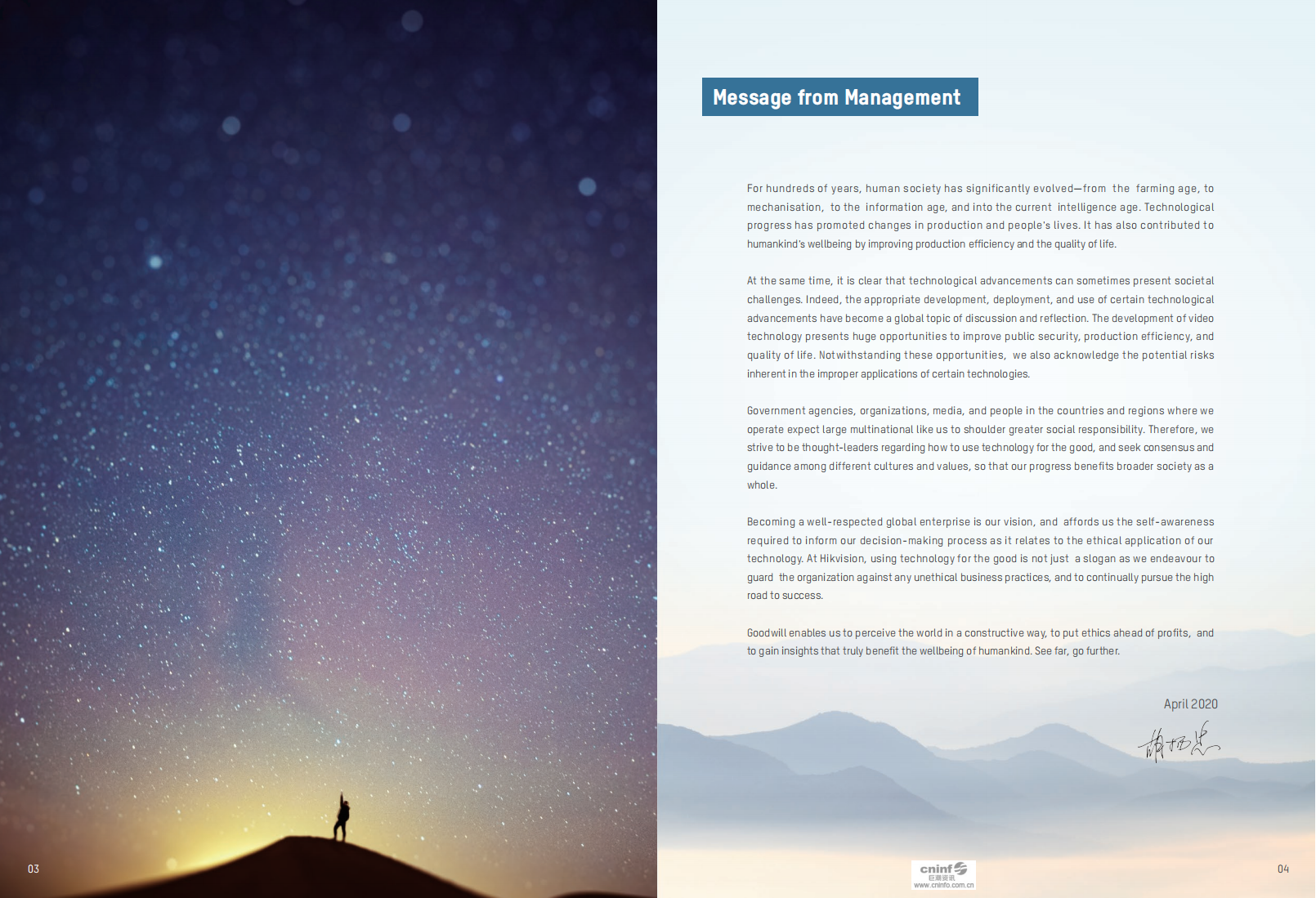 杭州海康威视数字技术股份有限公司2019年环境、社会及管治报告（英文版）.PDF 第4页