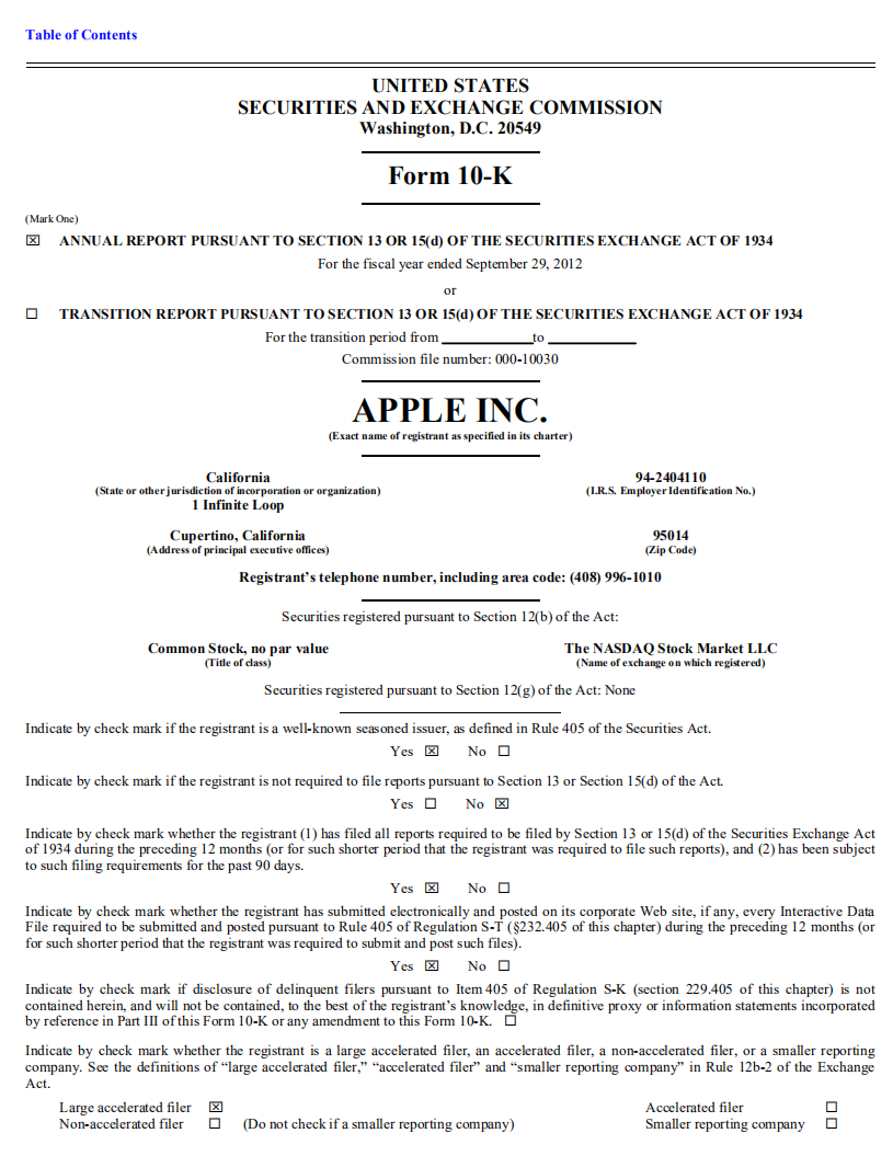 苹果公司（APPLE）2012年年度报告（英文版）.pdf 第2页