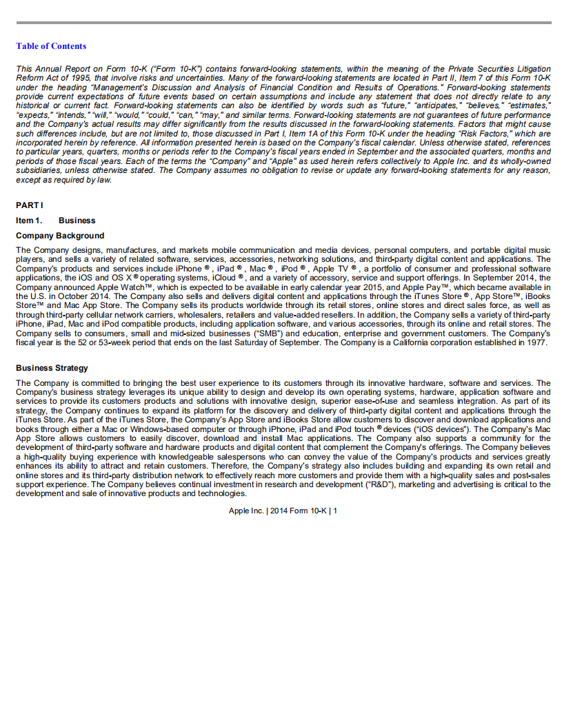 苹果公司（APPLE）2014年年度报告（英文版）.pdf 第4页