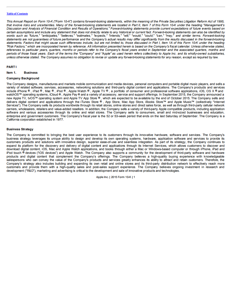 苹果公司（APPLE）2015年年度报告（英文版）.pdf 第3页