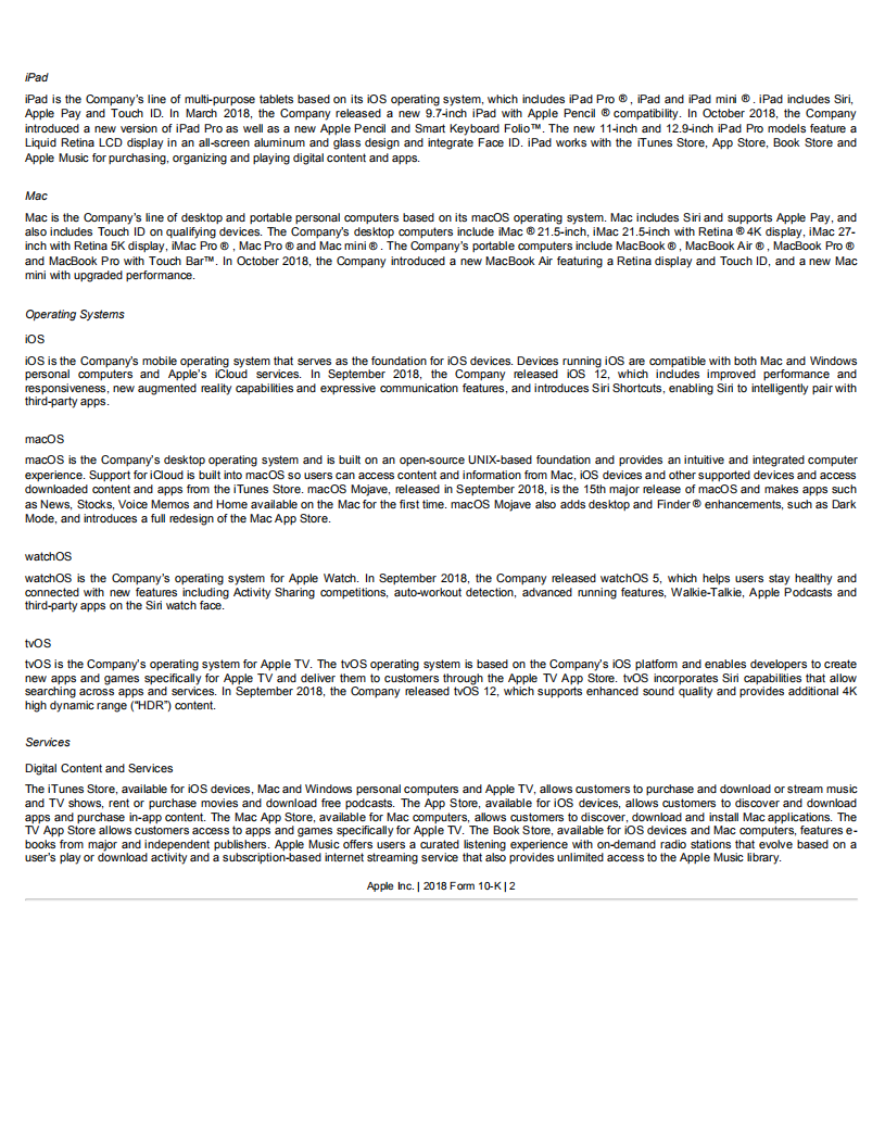 苹果公司（APPLE）2018年年度报告（英文版）.pdf 第5页