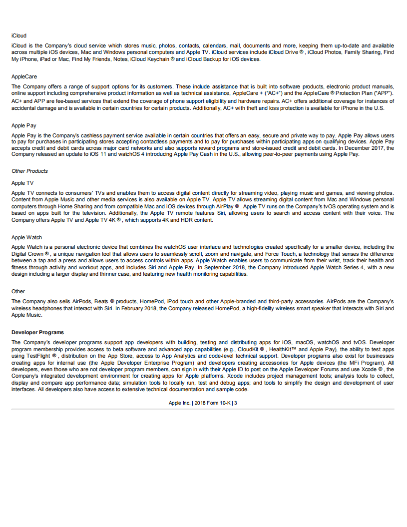 苹果公司（APPLE）2018年年度报告（英文版）.pdf 第6页